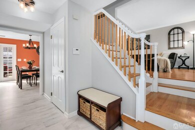 Entry foyer with new flooring
