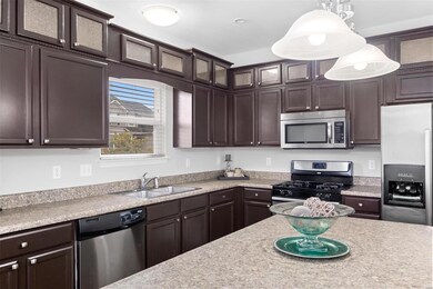 Double stack cabinets and lots of counterspace.