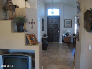 Warm, welcoming entry