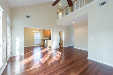 Hardwood floors throughout downstairs