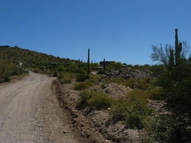 road and view to east