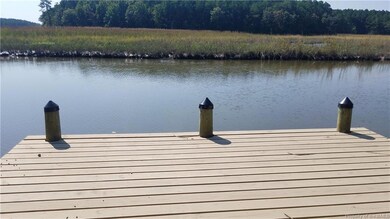 Dock looking across Creek