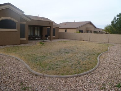 Large back yard