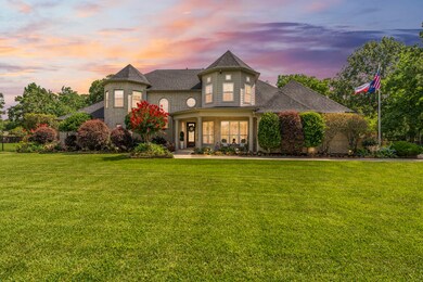 Stunning property with a sprawling front yard and