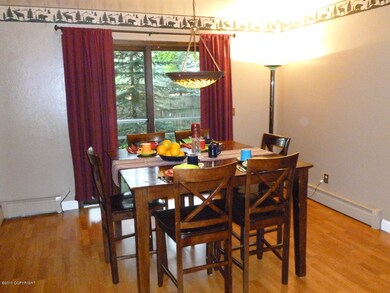 Large dining area in the kitchen