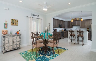 Open Concept Dining Room & Kitchen