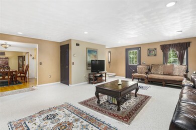 Another view of the living room which leads to the