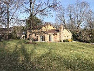 Back yard view of house