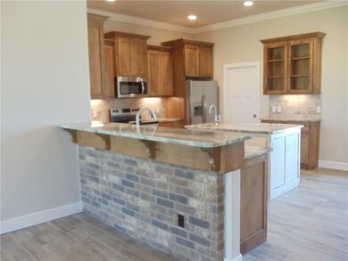 This breakfast bar is great for entertaining.
