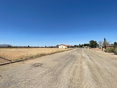 street with los on left