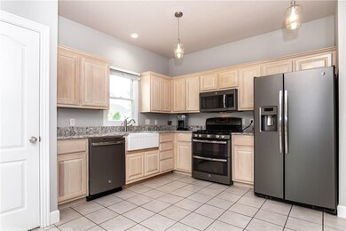 Updated kitchen. Slate appliances