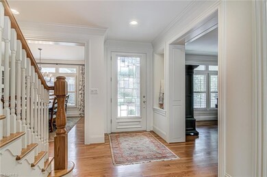 Front Entry flanked by Living and Dining Rooms