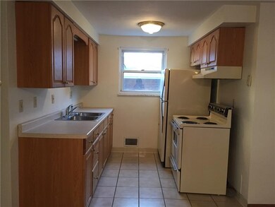 The kitchen provides a comfortable area to prepare