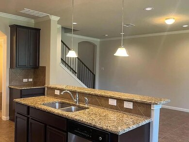 Kitchen with stainless steel dishwasher, visible 