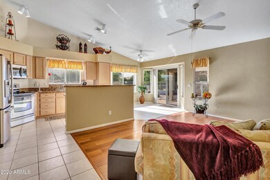 Great room and kitchen