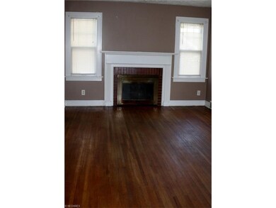 Fireplace in the living room