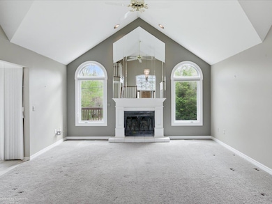 Great Room faces south and receives natural light 