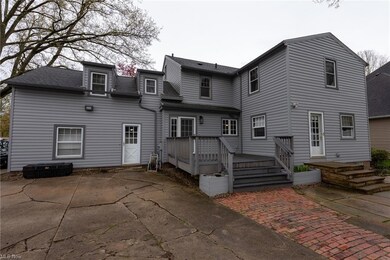 Rear view of house