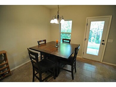 Dining Room. Dining room with tile floors, neutral