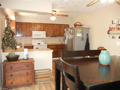 Kitchen from rear entrance