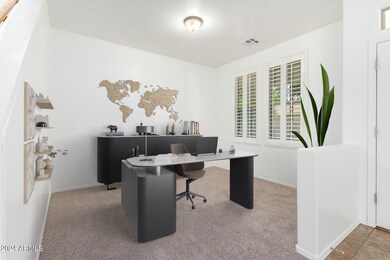 Front room - staged as home office