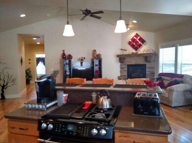 kitchen into living