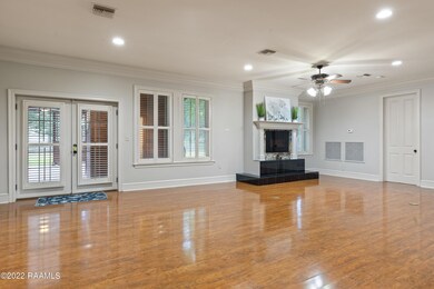 Living Room with Backyard Access