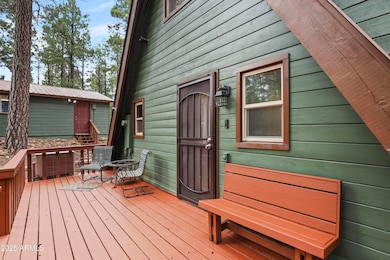 Freshly Painted Front Deck