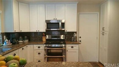 View of kitchen from family room