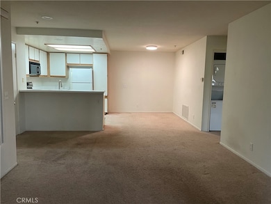 Kitchen open to living and dining