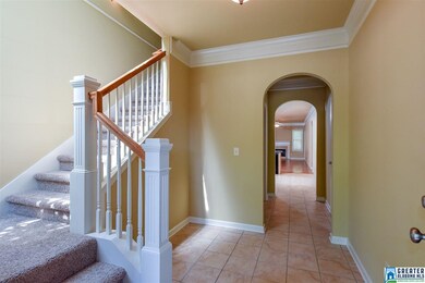 Entry Foyer view with arched openings