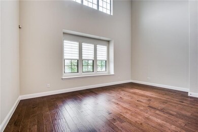Wood floors on both the first and second level.