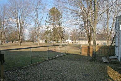 Fenced area for pets. shed and wood shed to the ri