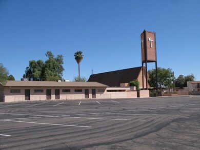Rear Parking area, Education Building