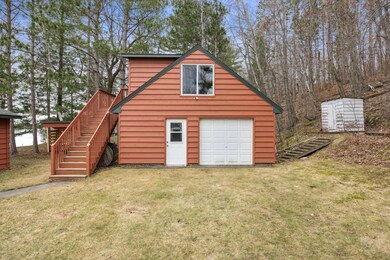 22 x 22 detached garage featuring the loft above