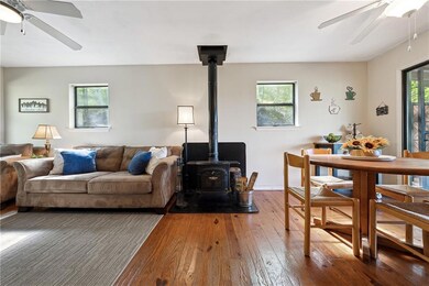 Charming wood burning stove