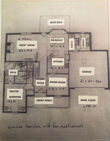 Floorplan with very few modifications.