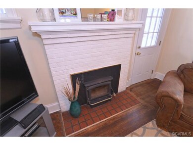 The wood burning stove insert is a great bonus fea