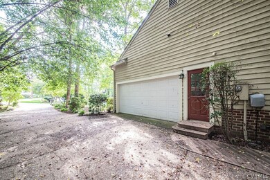 driveway, side of house