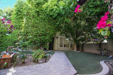 View to entry door