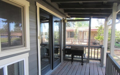 Front deck and entrance