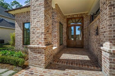 Detail of Entryway and extensive Brickwork