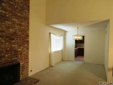 View of the dining area looking into the kitchen.
