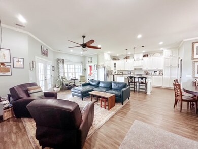 Open Living/Kitchen/Dining