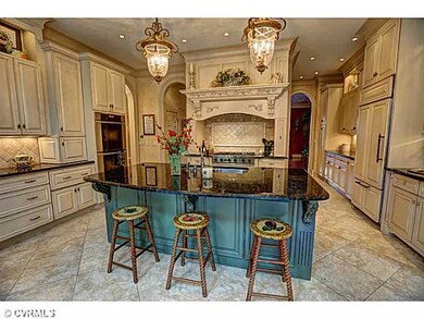 Kitchen - Butler s panty is located behind the wal