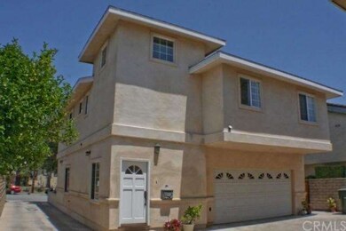 Front door and garage.