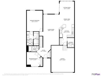 Main Floor Diagram - 2483 Turning Leaf