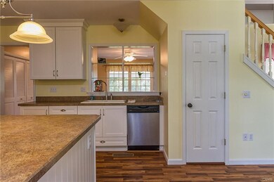 MORE cabinets and storage with look out to the mud