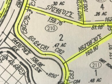 .47 acre cul de sac lot