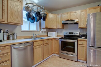 Kitchen with ss appliances